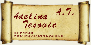 Adelina Tešović vizit kartica